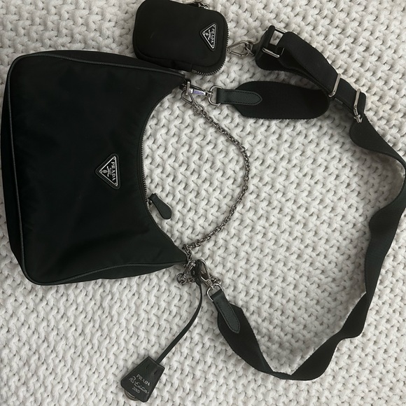 Prada Re-Edition 2005 Re-Nylon bag Emerald - Picture 2 of 9